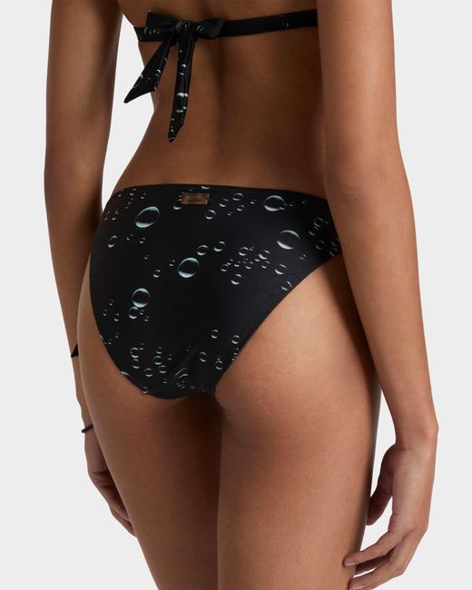 Vilebrequin Black Side Tie Bikini Bottom Bubble 3D
