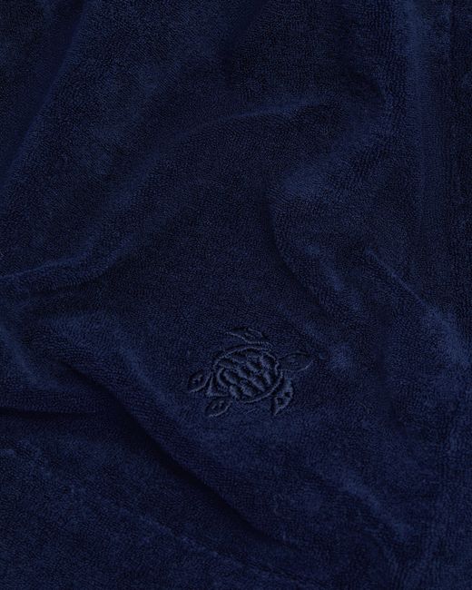 Vilebrequin Blue Reversible Terry Cover Up Solid