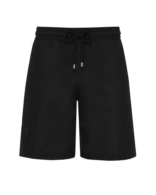 Vilebrequin Black Long Swim Shorts Solid for men
