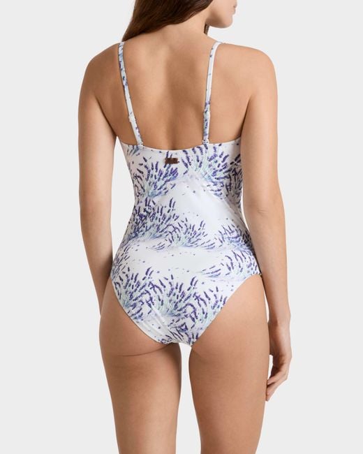 Vilebrequin White Bandeau One-Piece Swimsuit