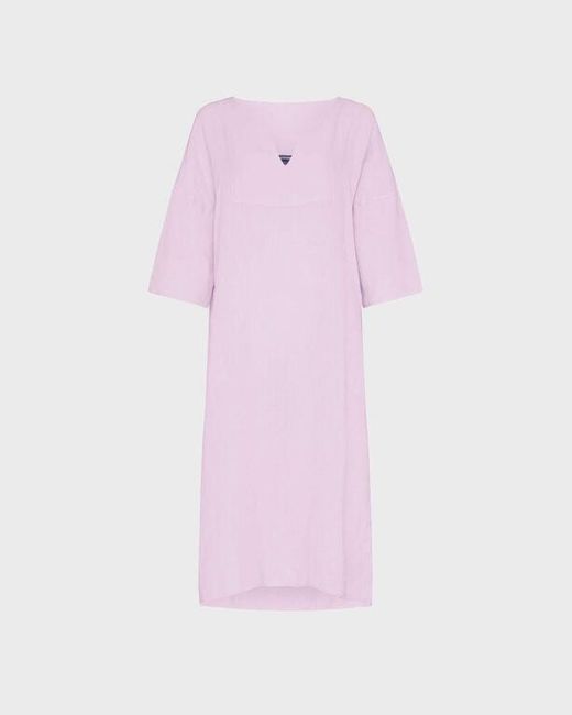 Vilebrequin Pink Linen Kaftan Solid