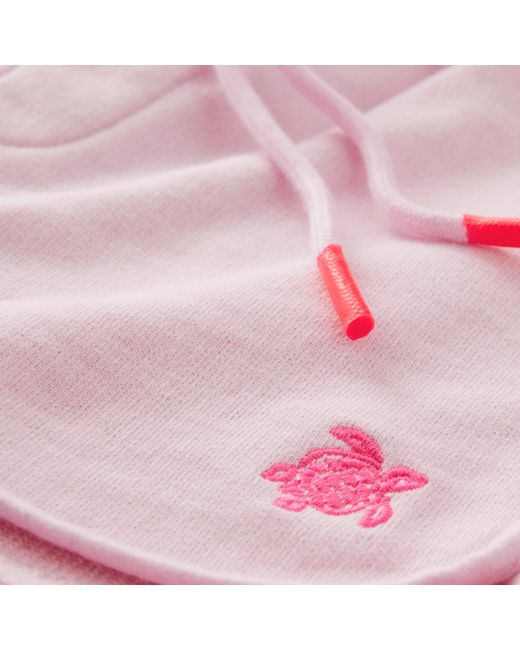 Vilebrequin Pink Solid Baumwollshorts Für Mädchen