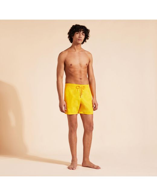 Vilebrequin Yellow Swim Shorts Solid for men