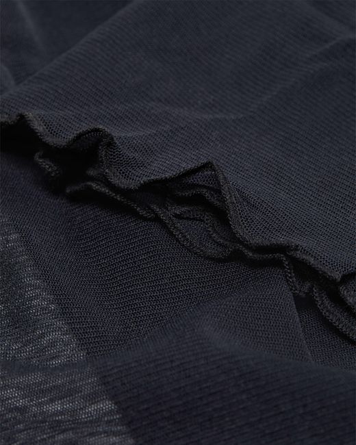Vilebrequin Blue Tulle Wide-Leg Pants Solid