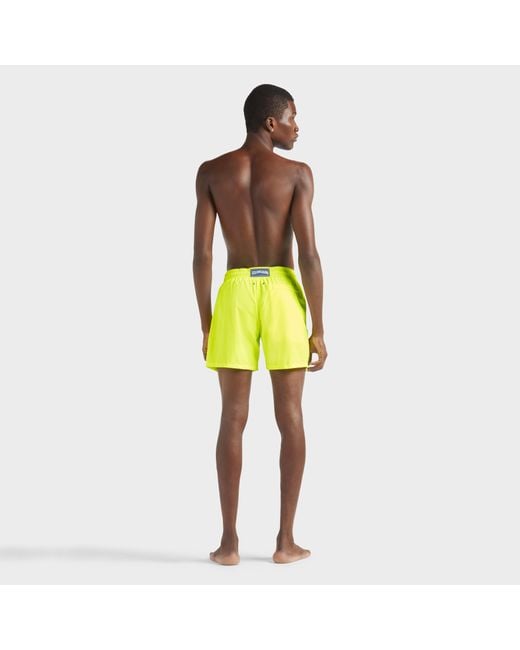 Vilebrequin Green Ultra-Light And Packable Swim Shorts Solid for men