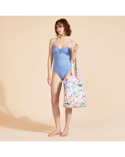 Vilebrequin Blue Solid Badeanzug Für Damen