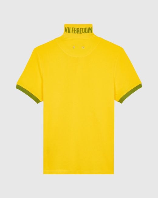 Vilebrequin Cotton Polo Solid - Polo - Palan - Yellow - Size S for men