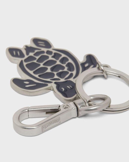 Vilebrequin White Keyring Zamak Turtle