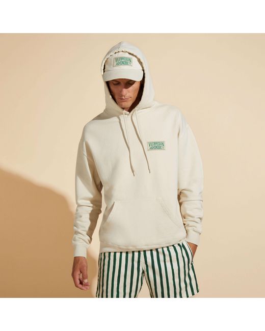 Vilebrequin Solid Kapuzenpullover Aus Baumwolle Für Herren in Natural für Herren