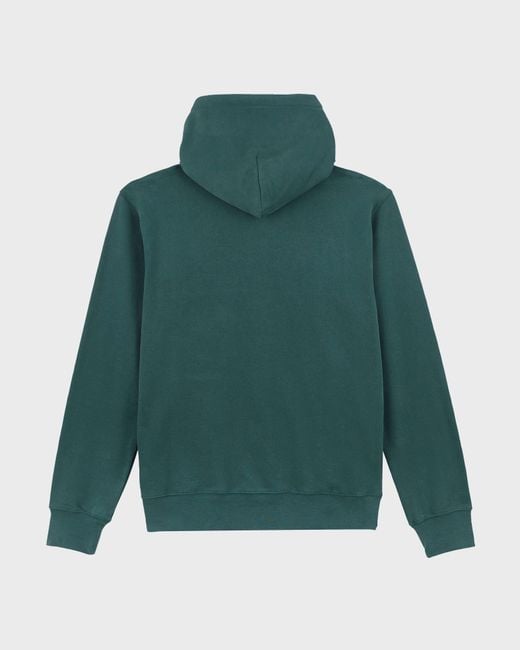 Vilebrequin Green Cotton Hoodie Sweatshirt Solid for men
