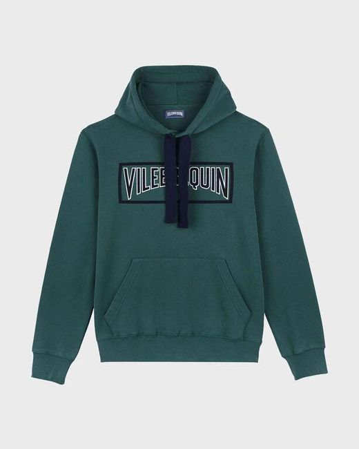 Vilebrequin Green Cotton Hoodie Sweatshirt Solid for men