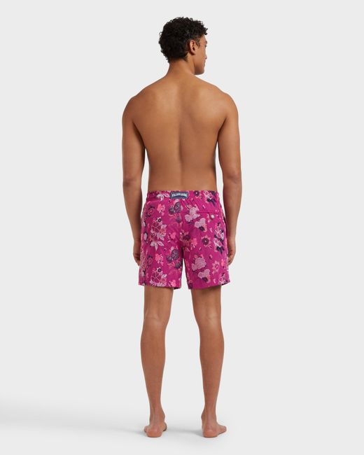 Vilebrequin Swim Shorts Embroidered Flowers for men