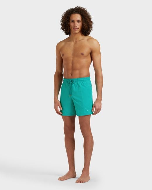 Vilebrequin Blue Swim Trunks Water-reactive Whales - Swimwear - Moorea - Green - Size S for men