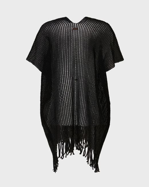 Vilebrequin Black Mesh Cover Up