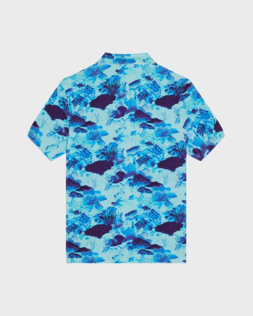 Vilebrequin Blue Terry Polo Coral Reef for men