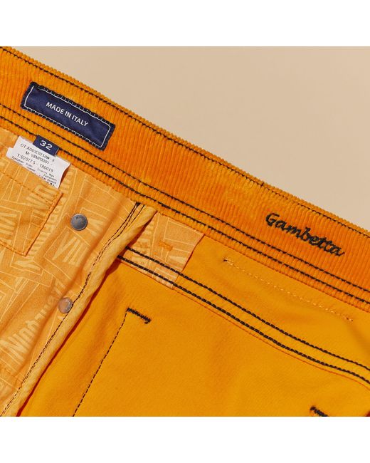 Vilebrequin Multicolor 5-pockets Corduroy Pants 1500 Lines for men