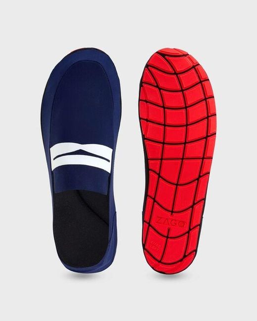 Vilebrequin Red Hybrid Loafer Solid - X Zago - Shoes - Waimoc - Blue - Size 37/38
