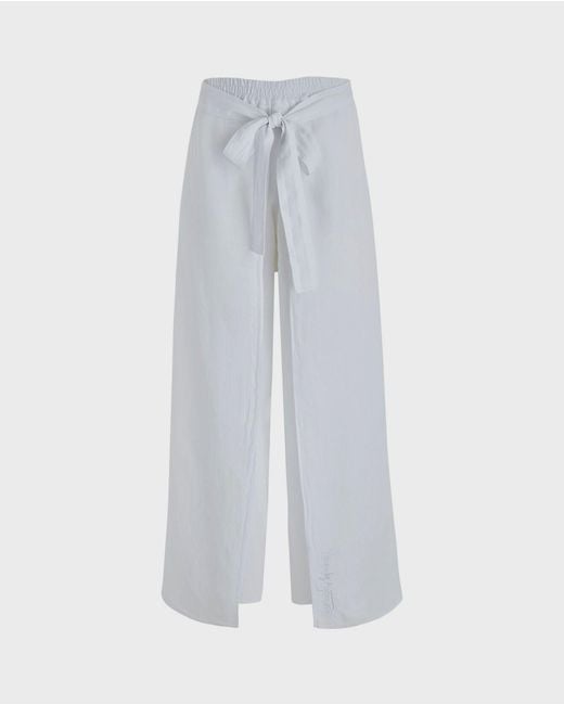 Vilebrequin White Linen Pants- X Angelo Tarlazzi - Pan - Lamiss - White - Size L