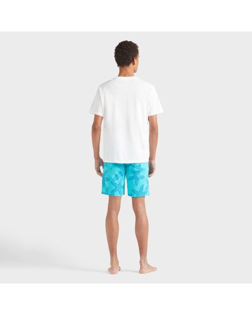 Vilebrequin T-shirt Aus Baumwolle Mit Farblich Passender Schildkrötenstickerei Für Herren in White für Herren