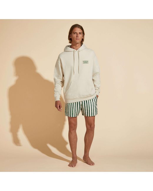 Vilebrequin Natural Cotton Hoodie Sweatshirt Solid - X Highsnobiety for men