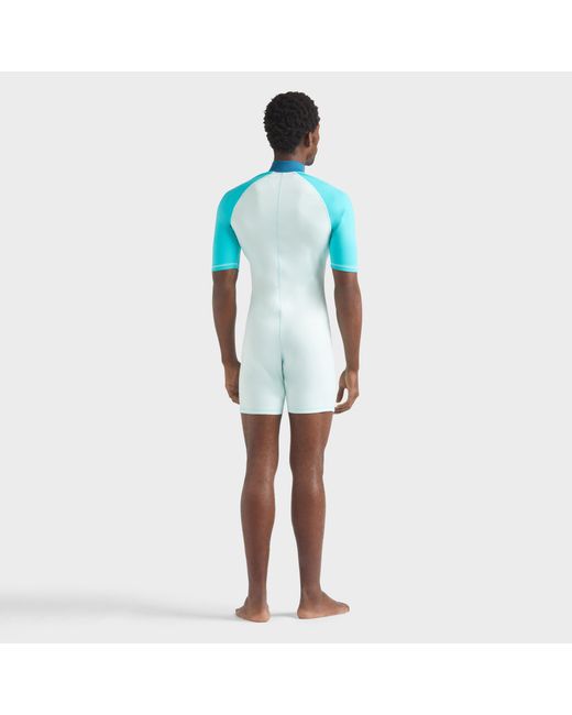 Rash Guard Intera Uomo Tricolore di Vilebrequin in Blue da Uomo