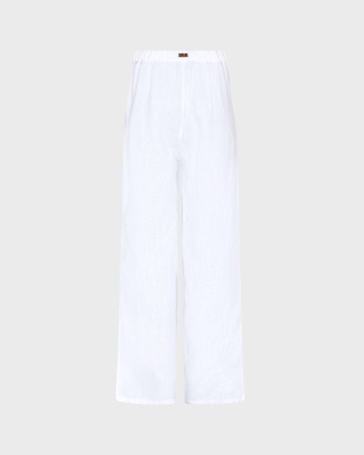 Vilebrequin Linen Comfort Pants Solid - Pant - Louizon - White - Size Xs