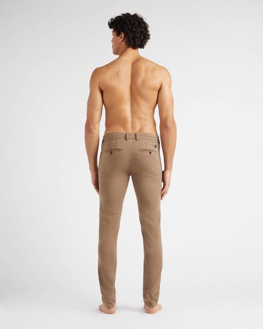 Vilebrequin Brown Cotton Chino Pants Solid for men