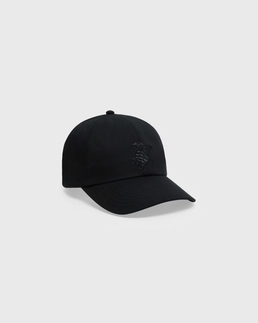 Vilebrequin Black Solid Cap Turtle Embroidery