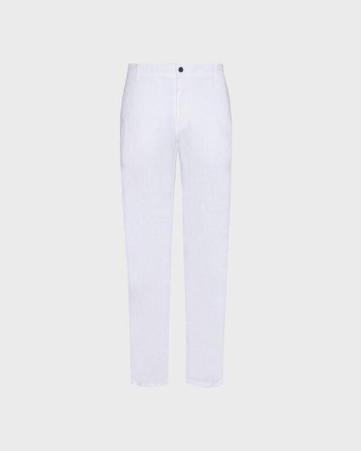 Vilebrequin White Linen Pants Solid for men