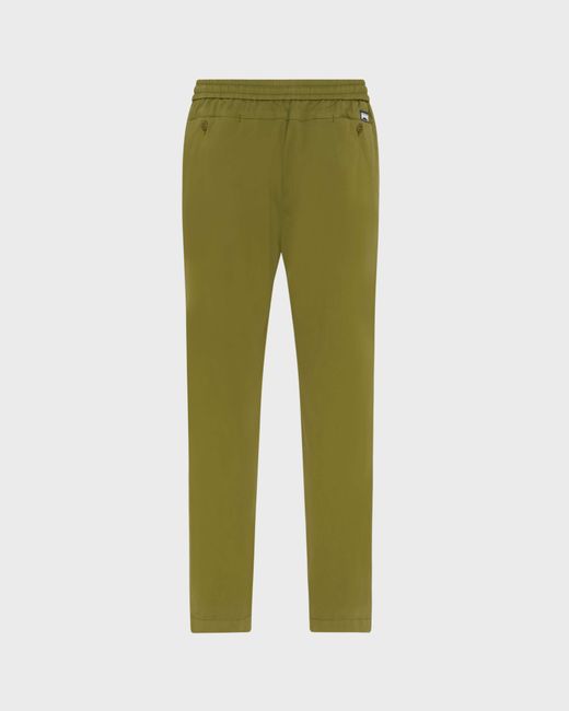 Vilebrequin Green Elastic Waist Cotton Satin Pants Solid for men