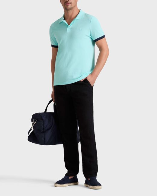 Vilebrequin Black Linen Pants Regular Fit Solid for men