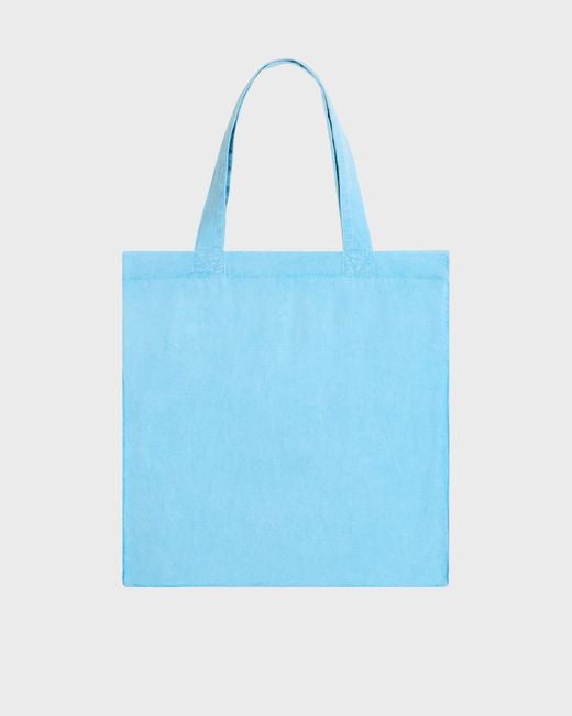 Vilebrequin Blue Linen Mineral Dye Tote Bag Tortue
