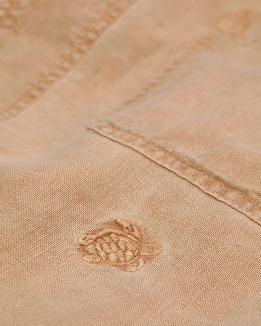 Vilebrequin Natural Mineral Dye Linen Overshirt for men
