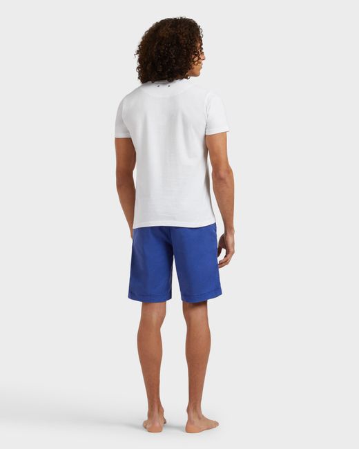 Vilebrequin White Organic Cotton T-Shirt Whales for men