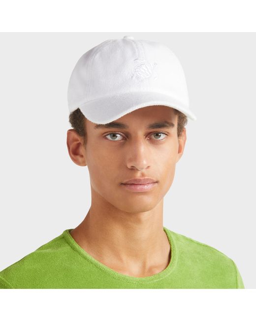 Vilebrequin Blue Terry Cap Solid for men