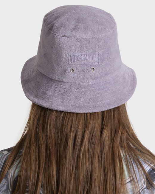 Vilebrequin Purple Terry Hat Solid