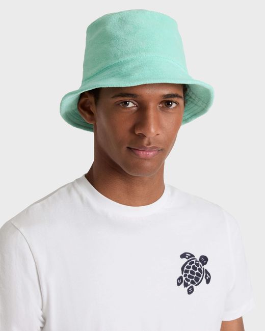 Vilebrequin Green Terry Hat Solid