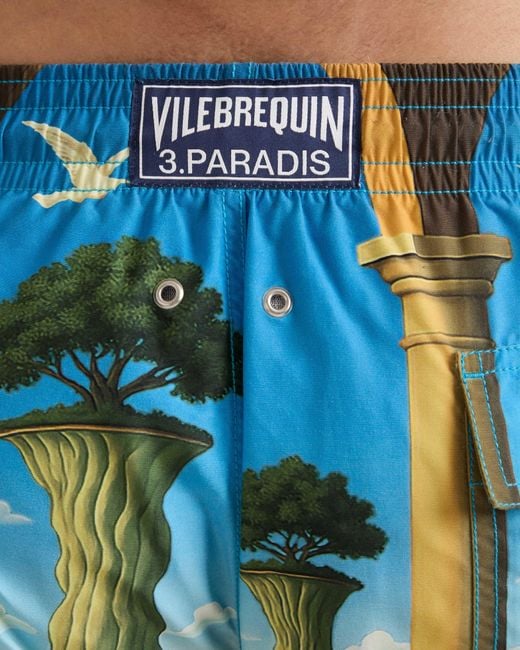 Vilebrequin Swim Trunks Eden - X 3.paradis - Swimwear - Moorea - Blue - Size M for men