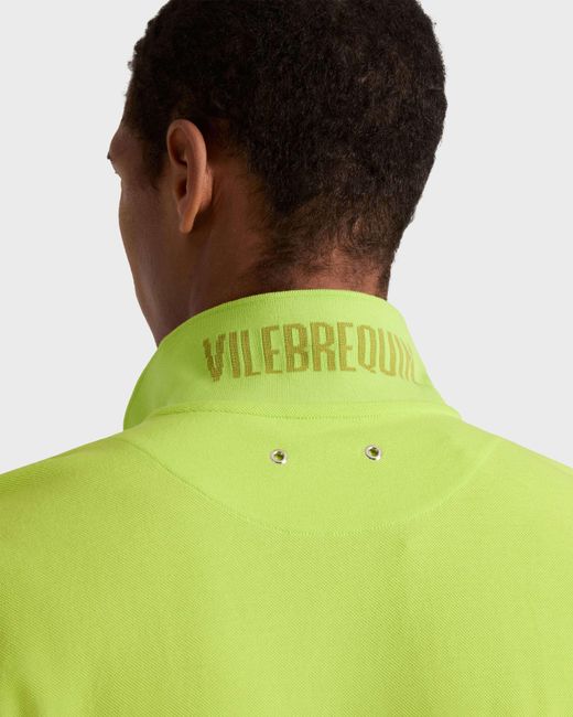 Vilebrequin Green Cotton Polo Solid for men