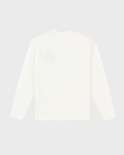 Vilebrequin White Cotton Long Sleeves T-Shirt Embroidered Turtle for men
