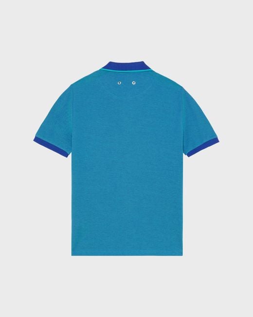 Vilebrequin Blue Cotton Polo Solid for men