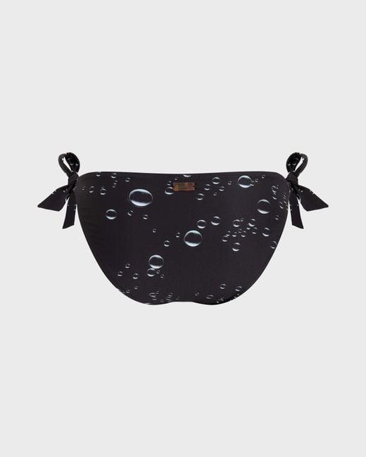 Vilebrequin Black Side Tie Bikini Bottom Bubble 3D
