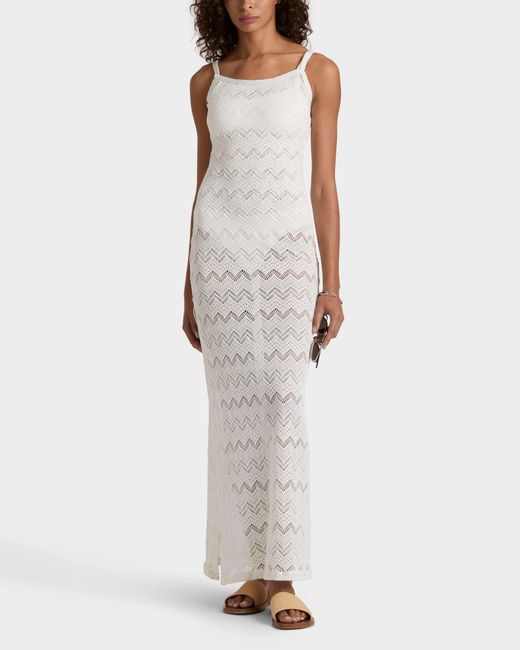 Vilebrequin White Long Mesh Dress