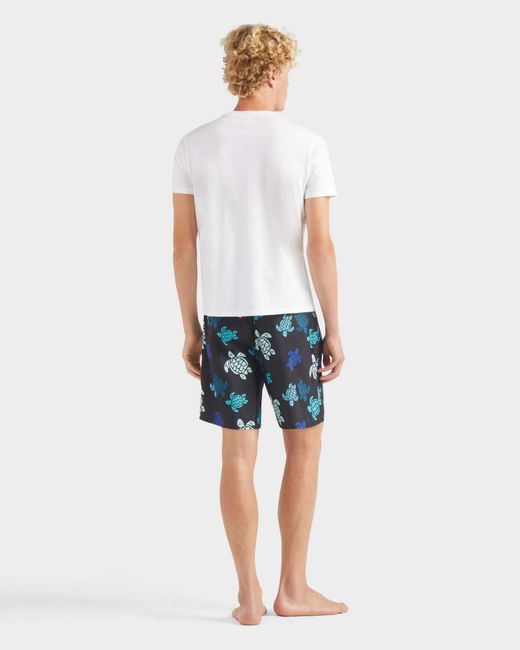 Vilebrequin Organic Cotton T-shirt Embroidered Turtle - Tee Shirt - Portisol - White - Size S for men
