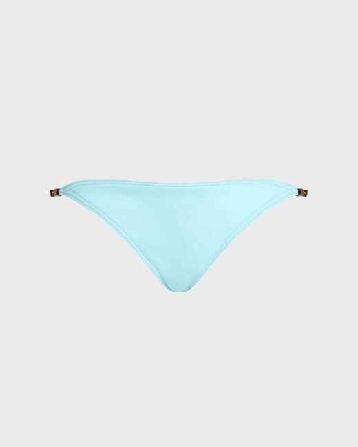 Vilebrequin Mini Brief Bikini Bottom Pearl Detail Solid - Swimwear - Flaka - Blue - Size Xs