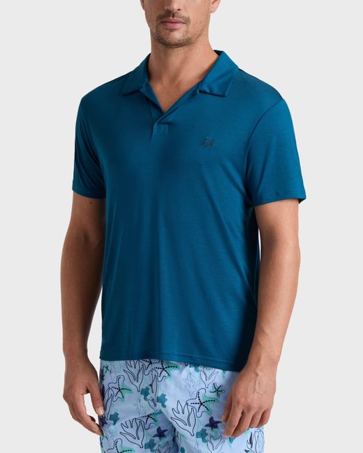 Vilebrequin Blue Polo Shirt Solid for men