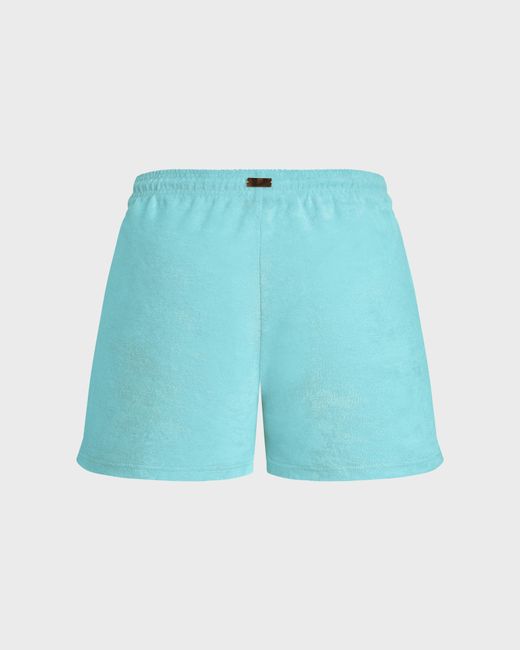 Vilebrequin Blue Terry Shorts Solid