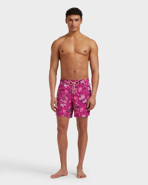 Vilebrequin Swim Shorts Embroidered Flowers for men