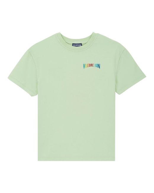 T-shirt en coton organique garçon turtle flowers - gabin Vilebrequin pour homme en coloris Green