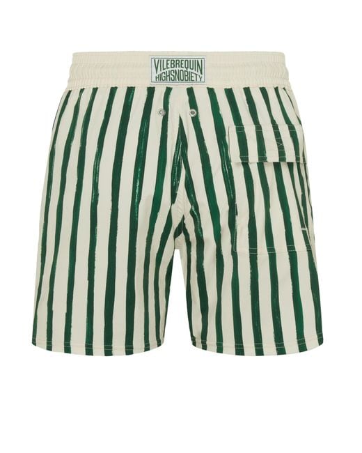 人気ランキング1位～（売れ筋商品） Moorise Highsnobiety X Vilebrequin Striped in Shorts Swim 語学・辞書・学習参考書